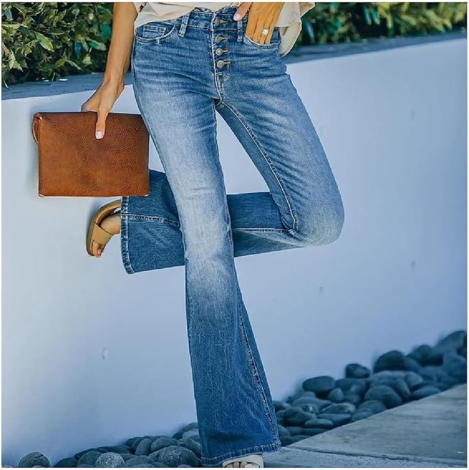 CurveEase™ | Damer Stretch Skinny Jeans med FLEX TECH og Leggingskomfort