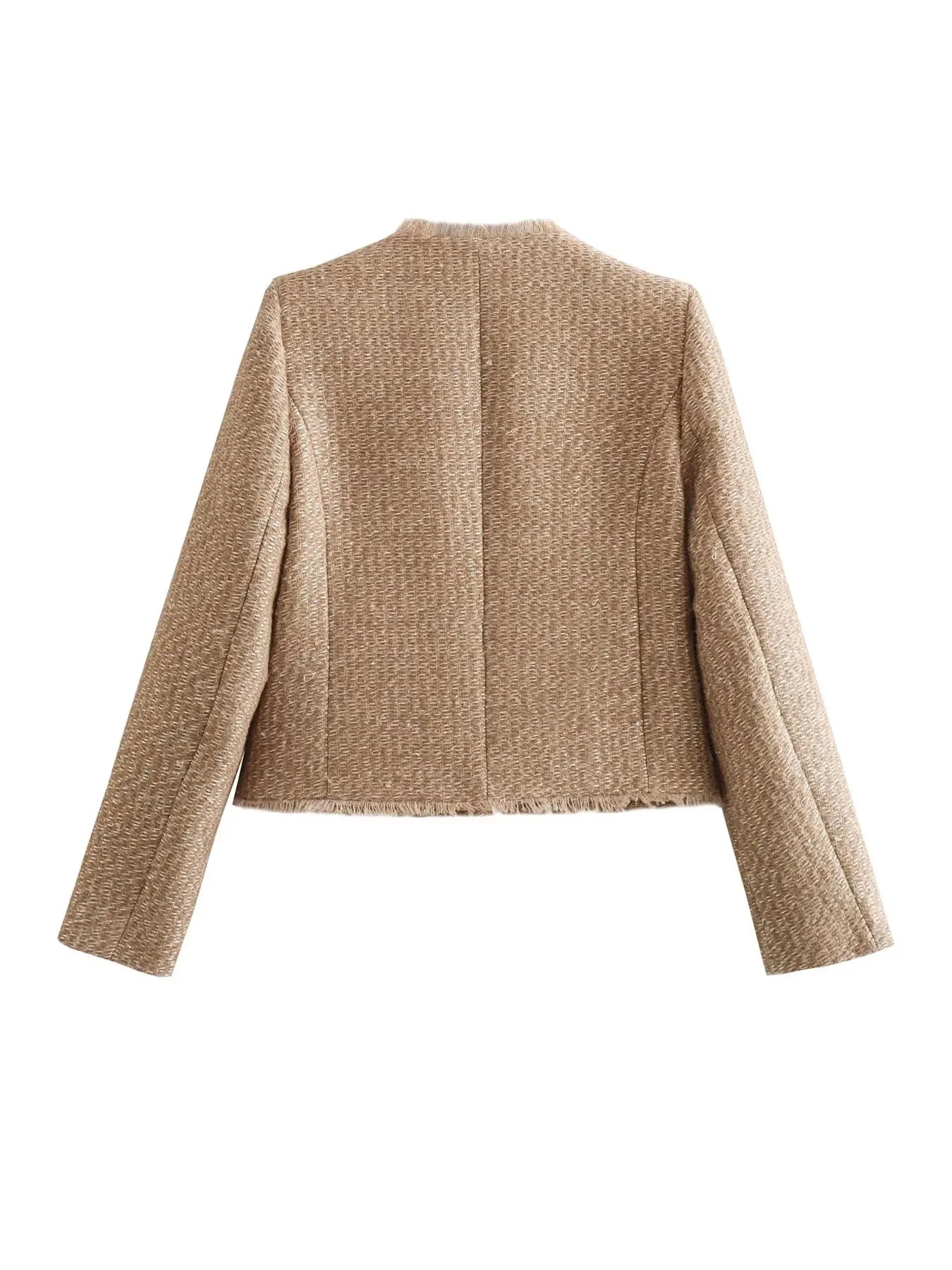 Melinda Tweed-Blazer – Klassisk med Et Strejf af Coolness