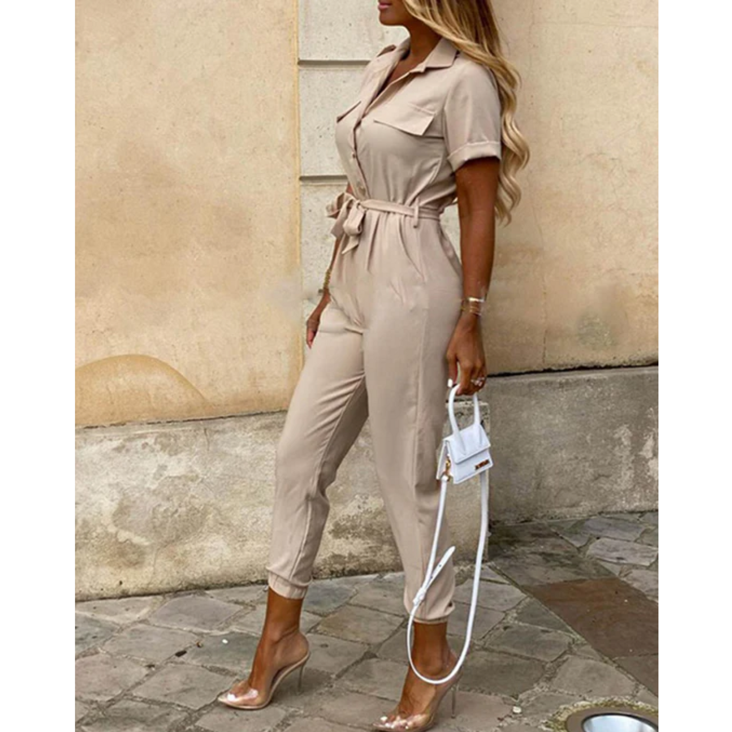 Camila™ | Kortærmet Jumpsuit til Damer | Let og Elegant