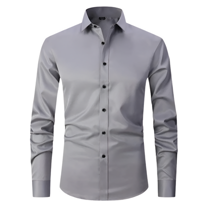 Moderne Slim-fit Herreskjorte med Fleksibel Pasform