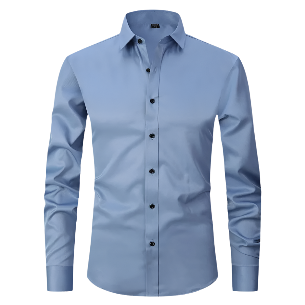 Moderne Slim-fit Herreskjorte med Fleksibel Pasform