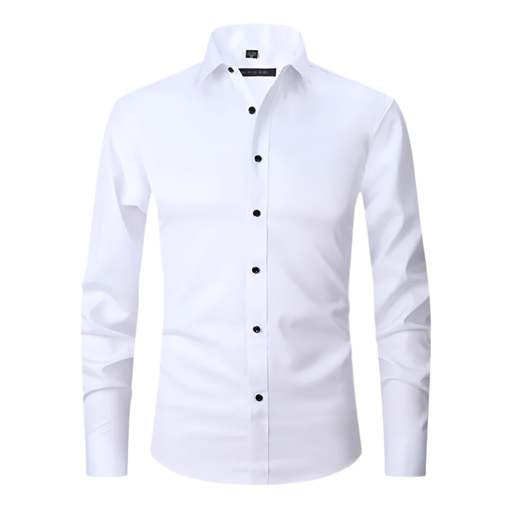 Moderne Slim-fit Herreskjorte med Fleksibel Pasform