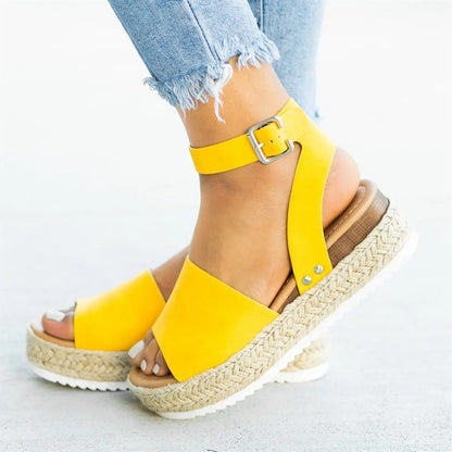 Johanna Espadrille Sandal – Komfortabel Sål og Stilfulde Stropper