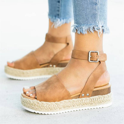 Johanna Espadrille Sandal – Komfortabel Sål og Stilfulde Stropper