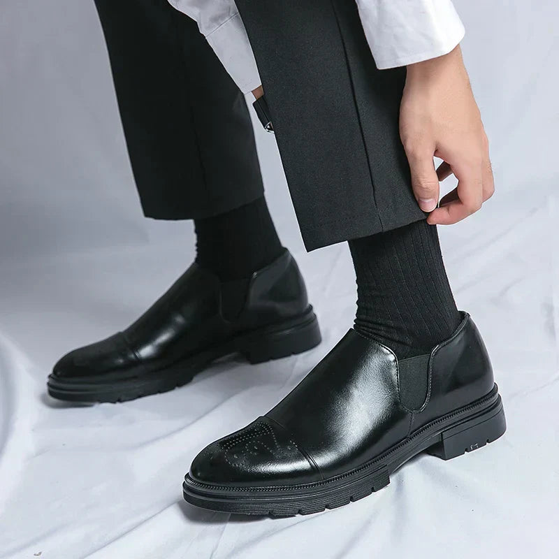 Anxton™ | Herrer Klassiske Ægte Læder Loafers med Elegant Finish