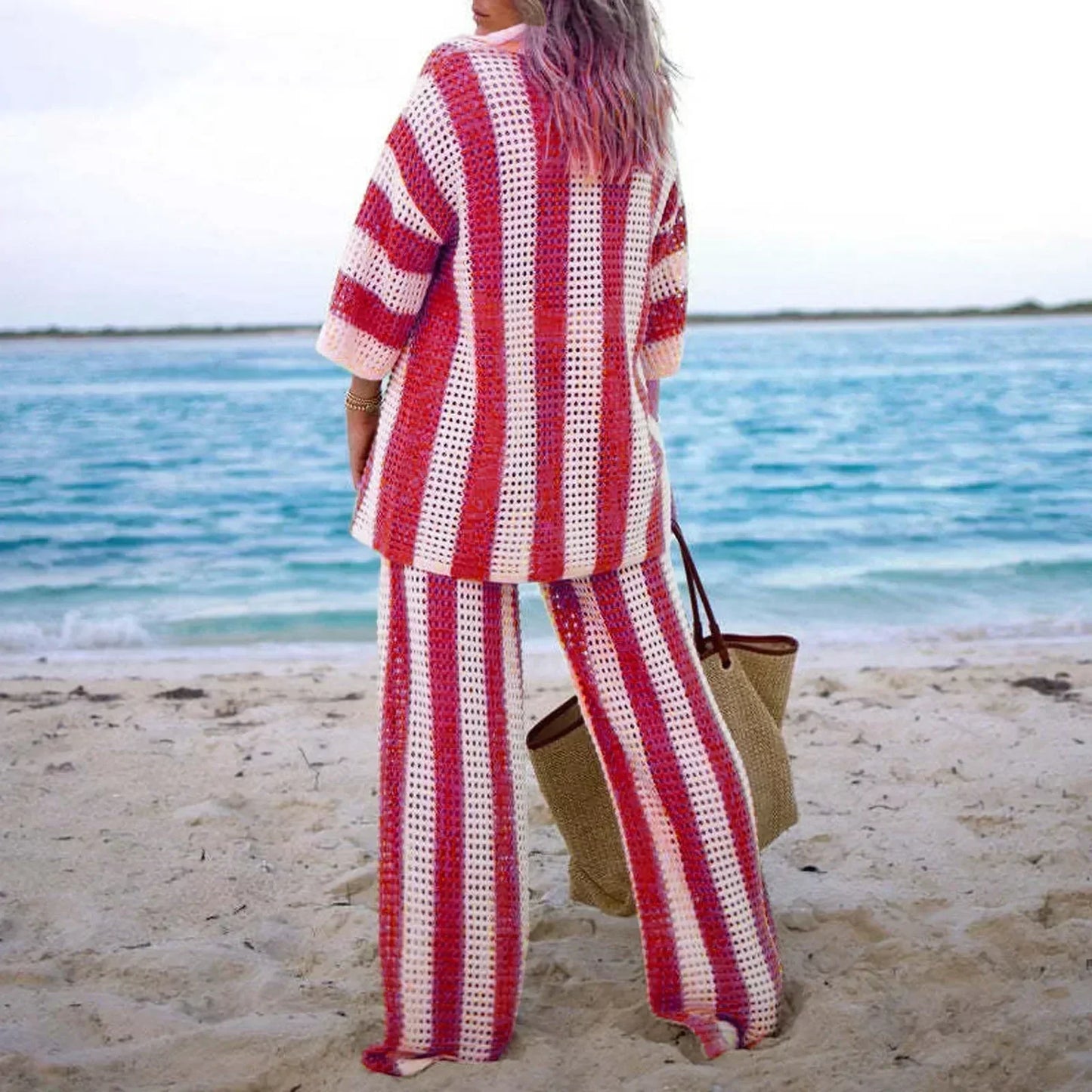 Trendy sommeroutfit med løs pasform og alsidig stil
