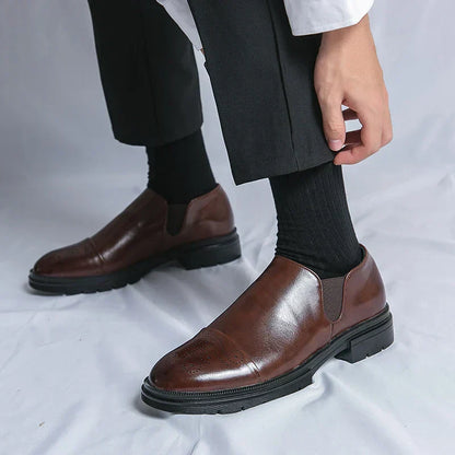 Anxton™ | Herrer Klassiske Ægte Læder Loafers med Elegant Finish