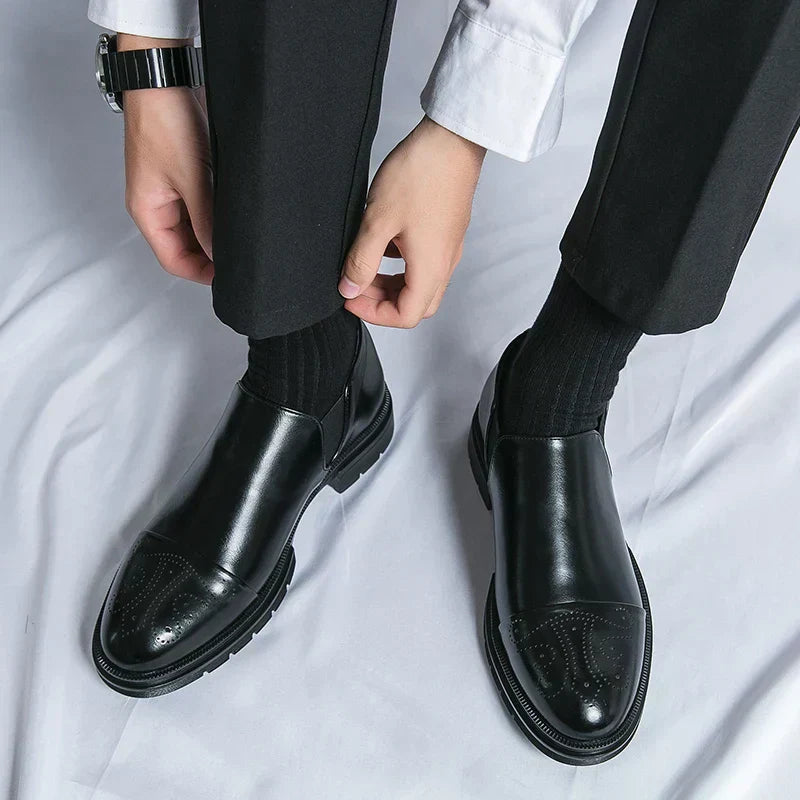 Anxton™ | Herrer Klassiske Ægte Læder Loafers med Elegant Finish