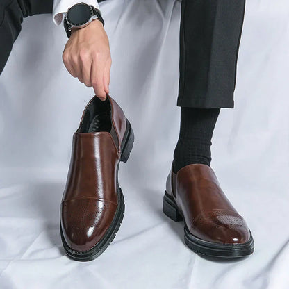 Anxton™ | Herrer Klassiske Ægte Læder Loafers med Elegant Finish
