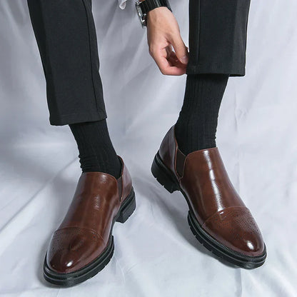 Anxton™ | Herrer Klassiske Ægte Læder Loafers med Elegant Finish