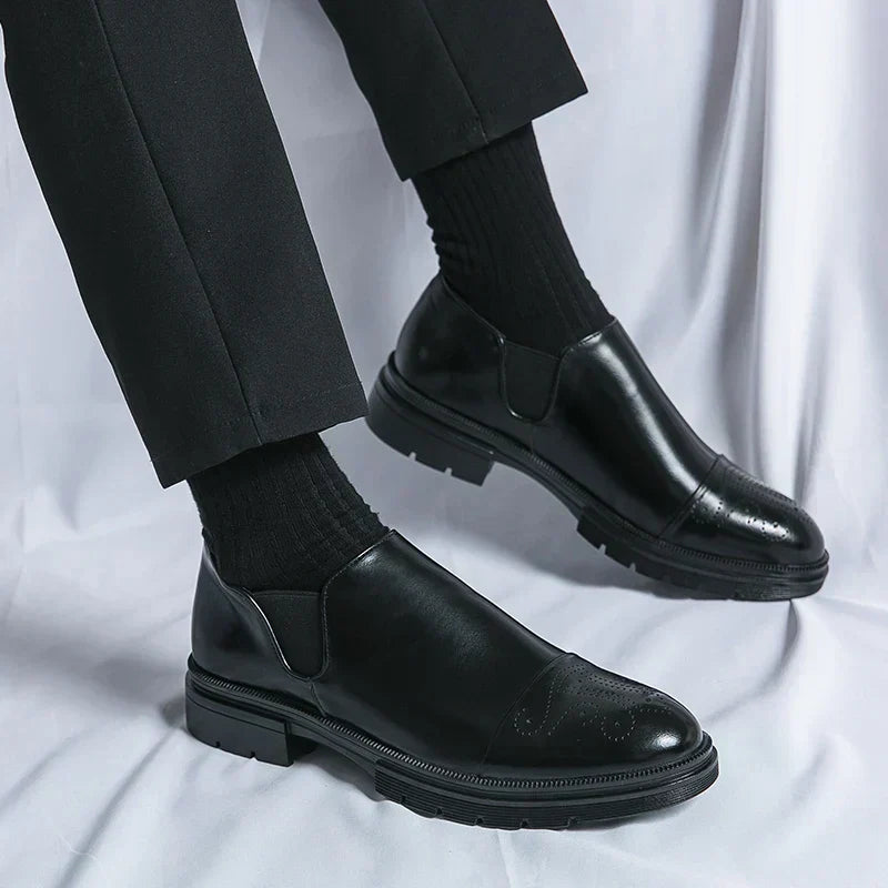 Anxton™ | Herrer Klassiske Ægte Læder Loafers med Elegant Finish