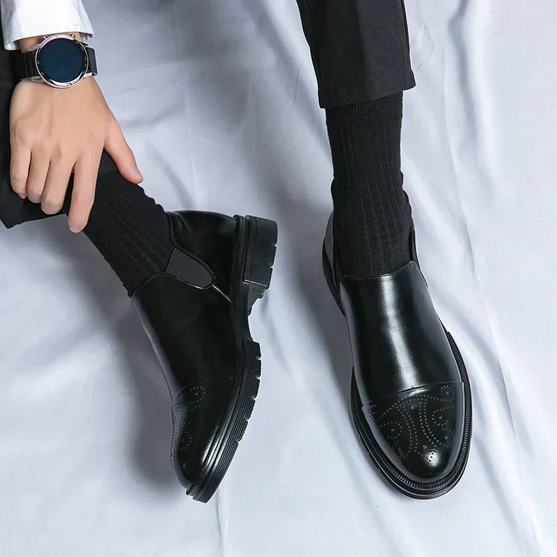 Anxton™ | Herrer Klassiske Ægte Læder Loafers med Elegant Finish
