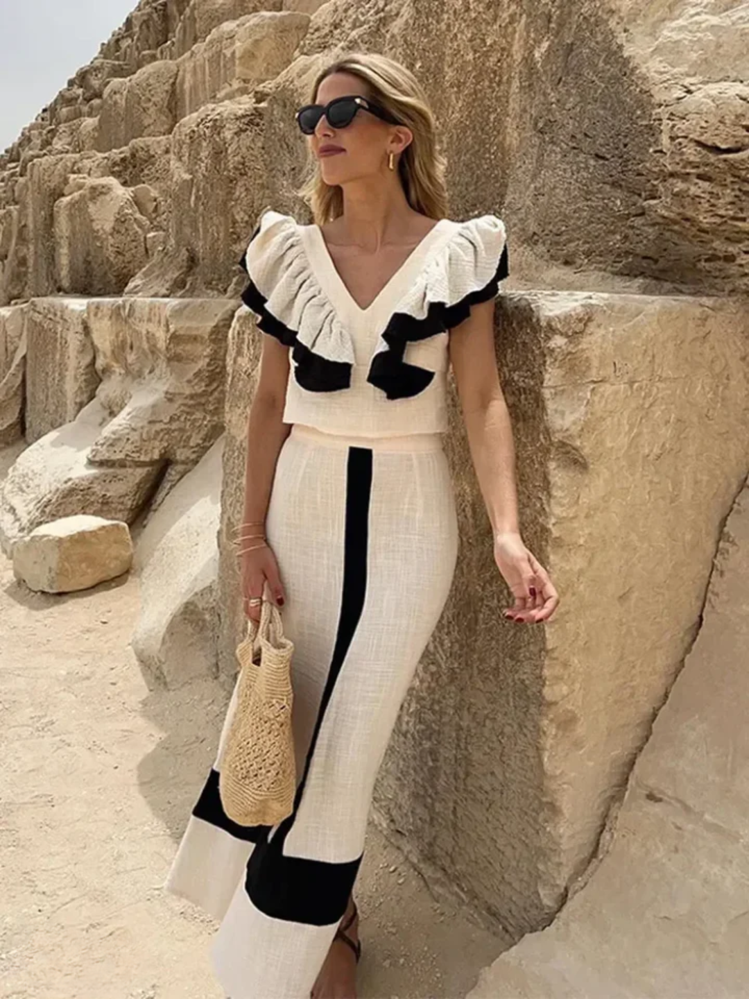 Todelt sæt til kvinder | Elegant og alsidigt outfit med et flatterende snit